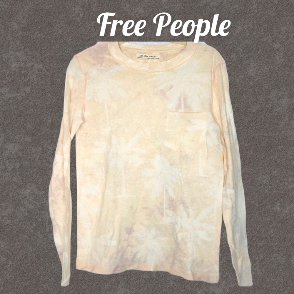 FREE PEOPLE WE THE FREE Mash It Up Scenic Tee XS - Picture 1 of 9